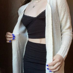 OLD NAVY white cardigan